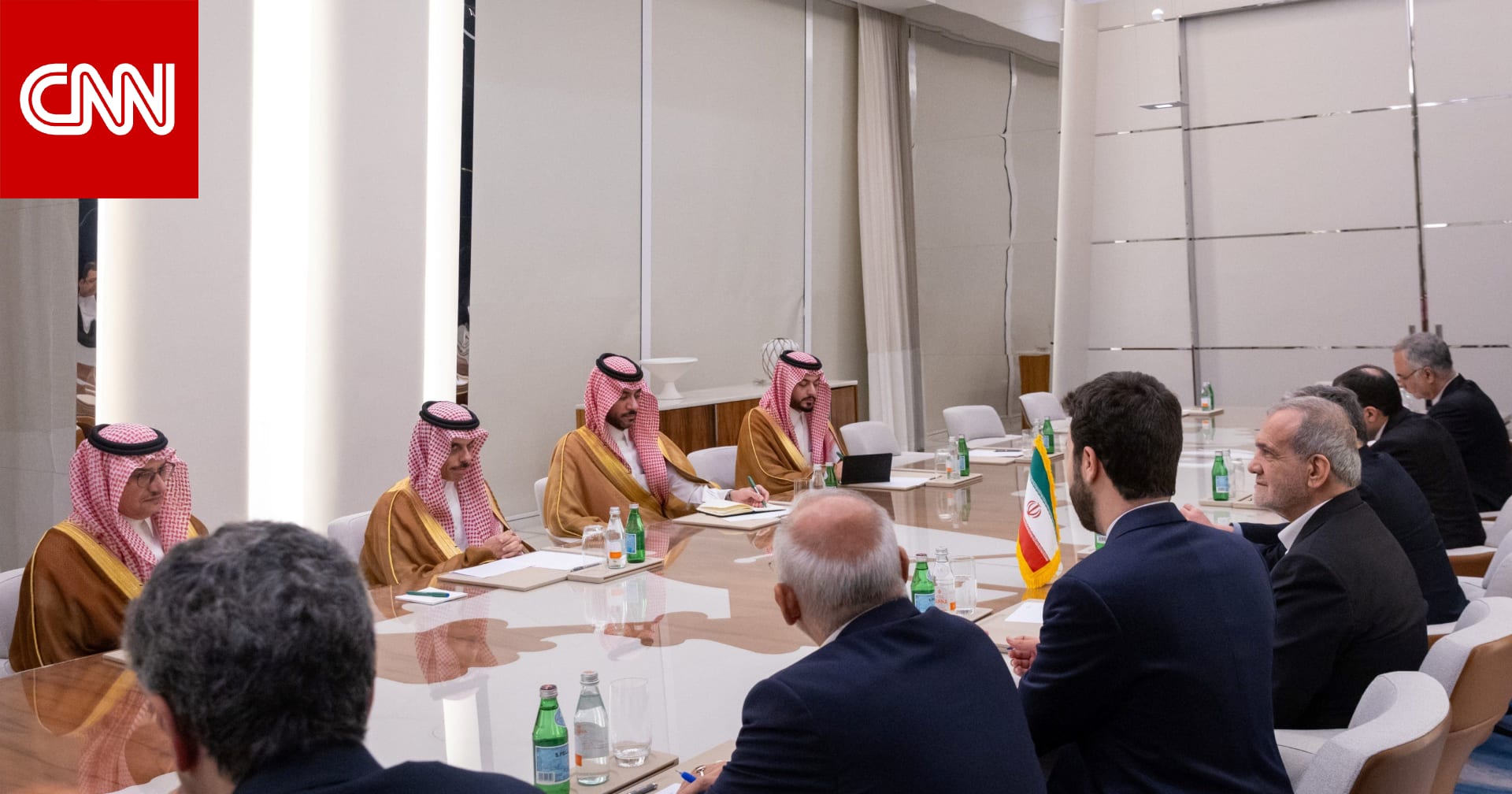 ماذا دار في لقاء رئيس إيران مع وزير خارجية السعودية في قطر؟