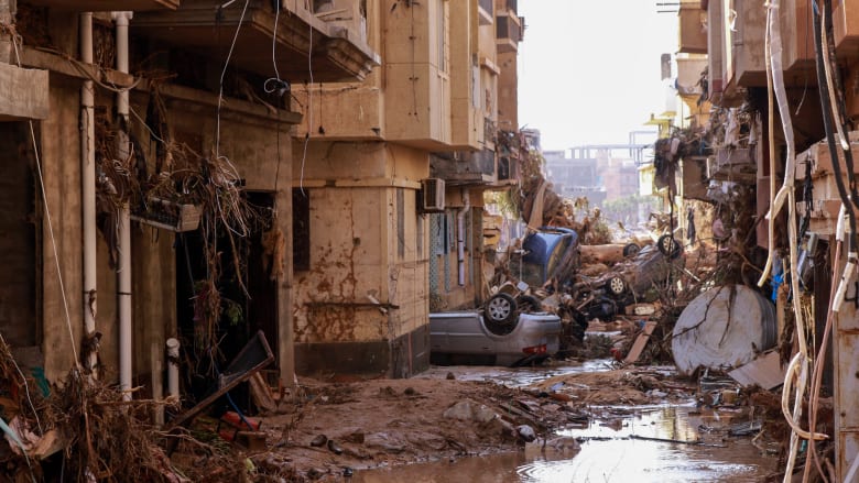 فيضانات ليبيا.. أحدث حصيلة لعدد المفقودين والنازحين