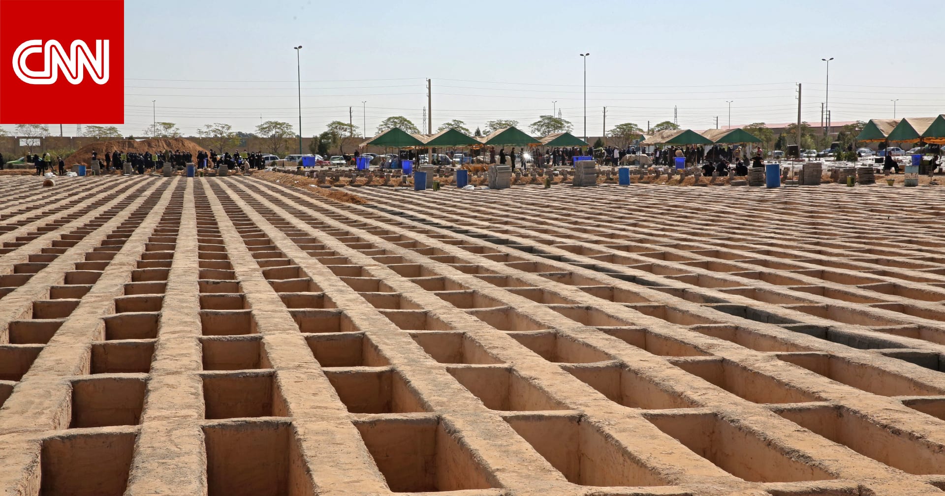 صورة منسوبة لـ"مقبرة الجنود الأمريكيين في ضواحي طهران".. ما حقيقتها؟ 