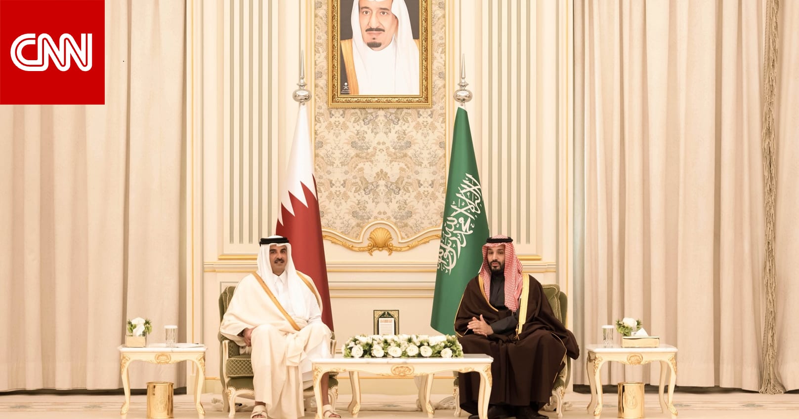 تفاعل على ما قاله ولي العهد السعودي لأمير قطر لدى استقباله ووداعه في الرياض خلال زيارتهما المشتركة لعقد الاجتماع الثامن لمجلس التنسيق السعودي-القطري 