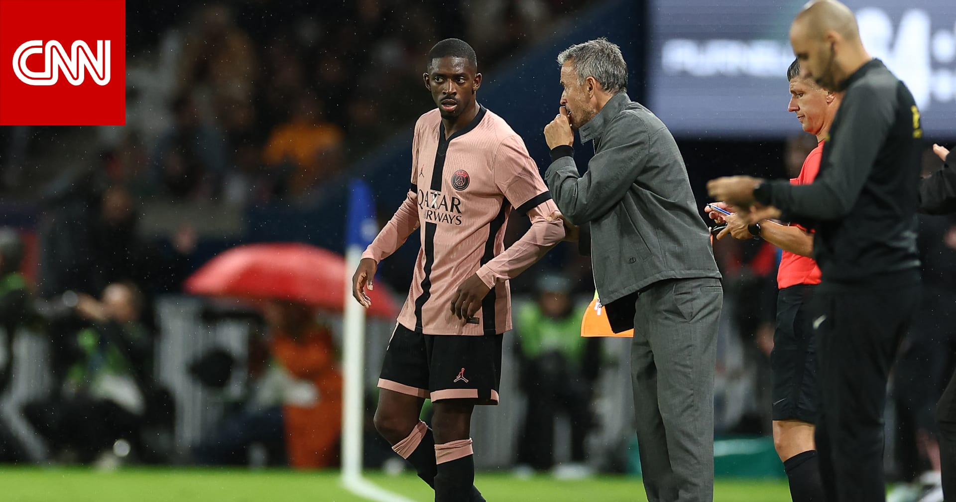 ديمبيلي يوجه انتقاداً شديد اللهجة لأداء زملائه في باريس سان جيرمان.. وإنريكي يعقّب