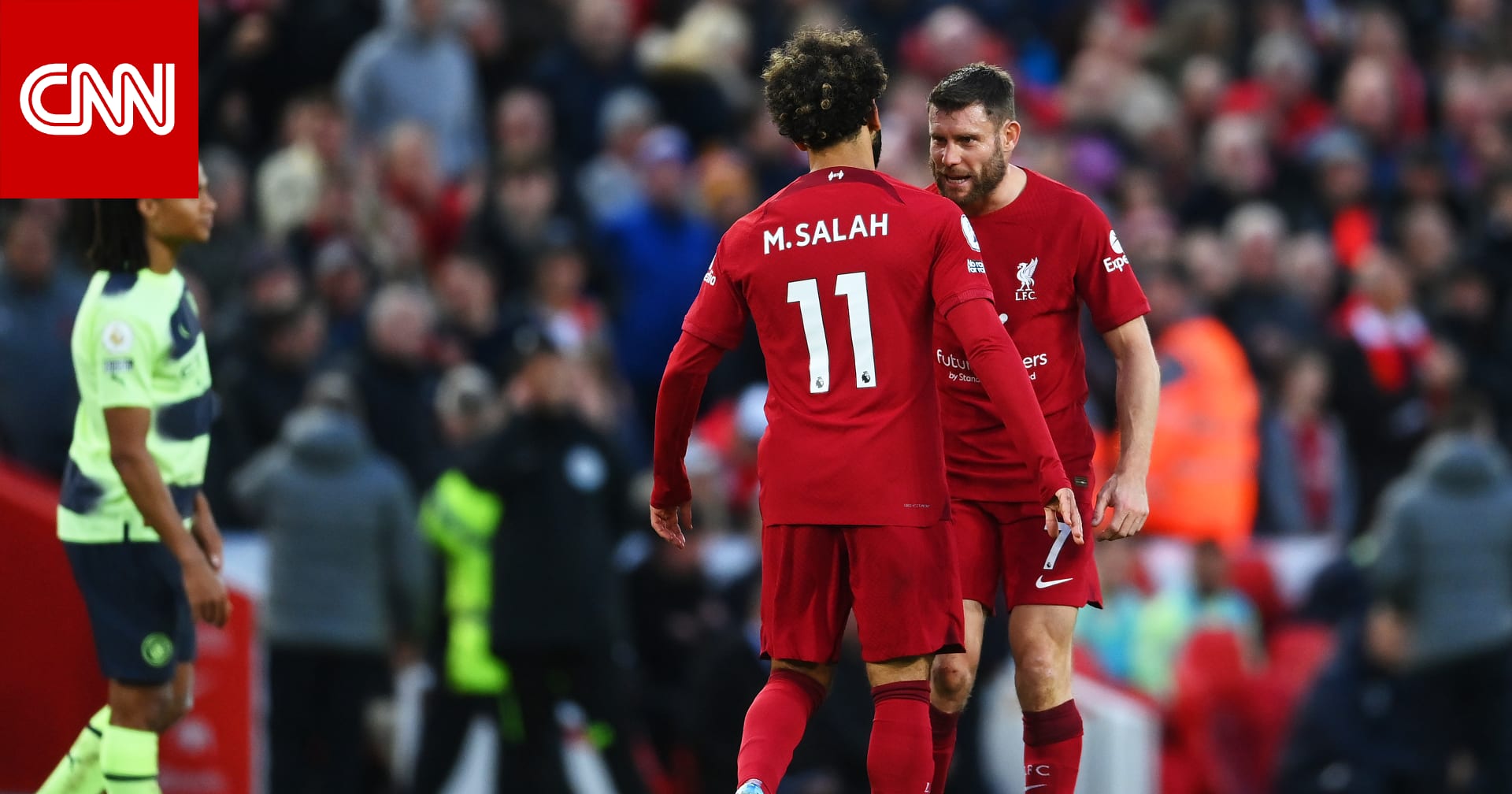 هكذا تفاعل محمد صلاح مع إنجاز فردي لجيمس ميلنر في الدوري الإنجليزي