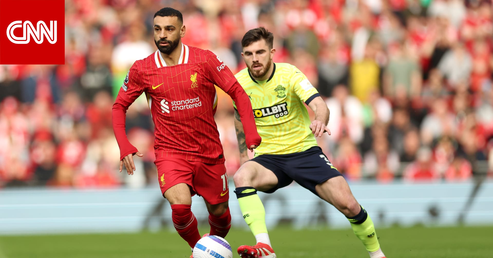 تصرف من محمد صلاح بعد مباراة ليفربول وساوثهامبتون يثير تفاعلاً