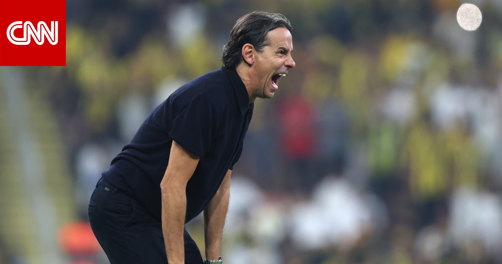 تصرف "صادم" من إنزاغي بعد طرد كوليبالي في مباراة الهلال والشباب