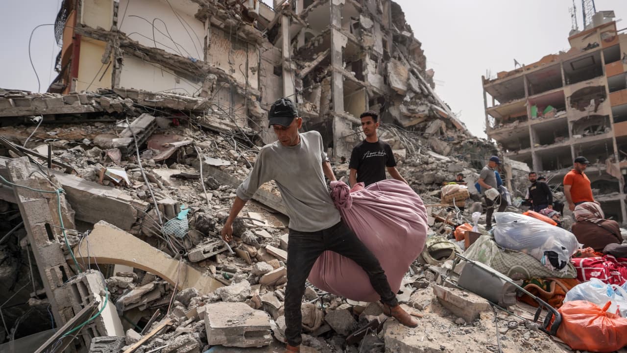 تحليل الأقمار الصناعية يظهر حجم الدمار والضرر المحتمل للمناطق السكنية في قطاع غزة