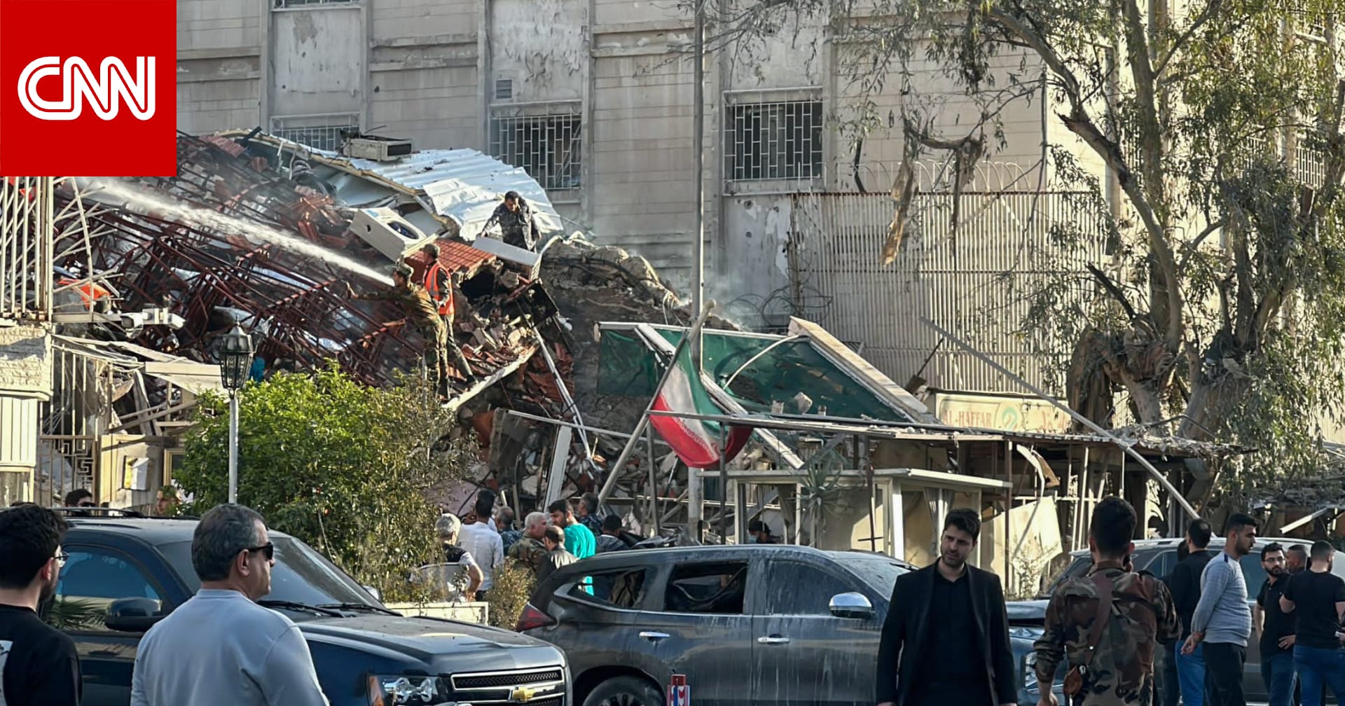 إعلام سوري: دمار كبير بمبنى القنصلية الإيرانية في دمشق بعد تعرضه لاستهداف إسرائيلي