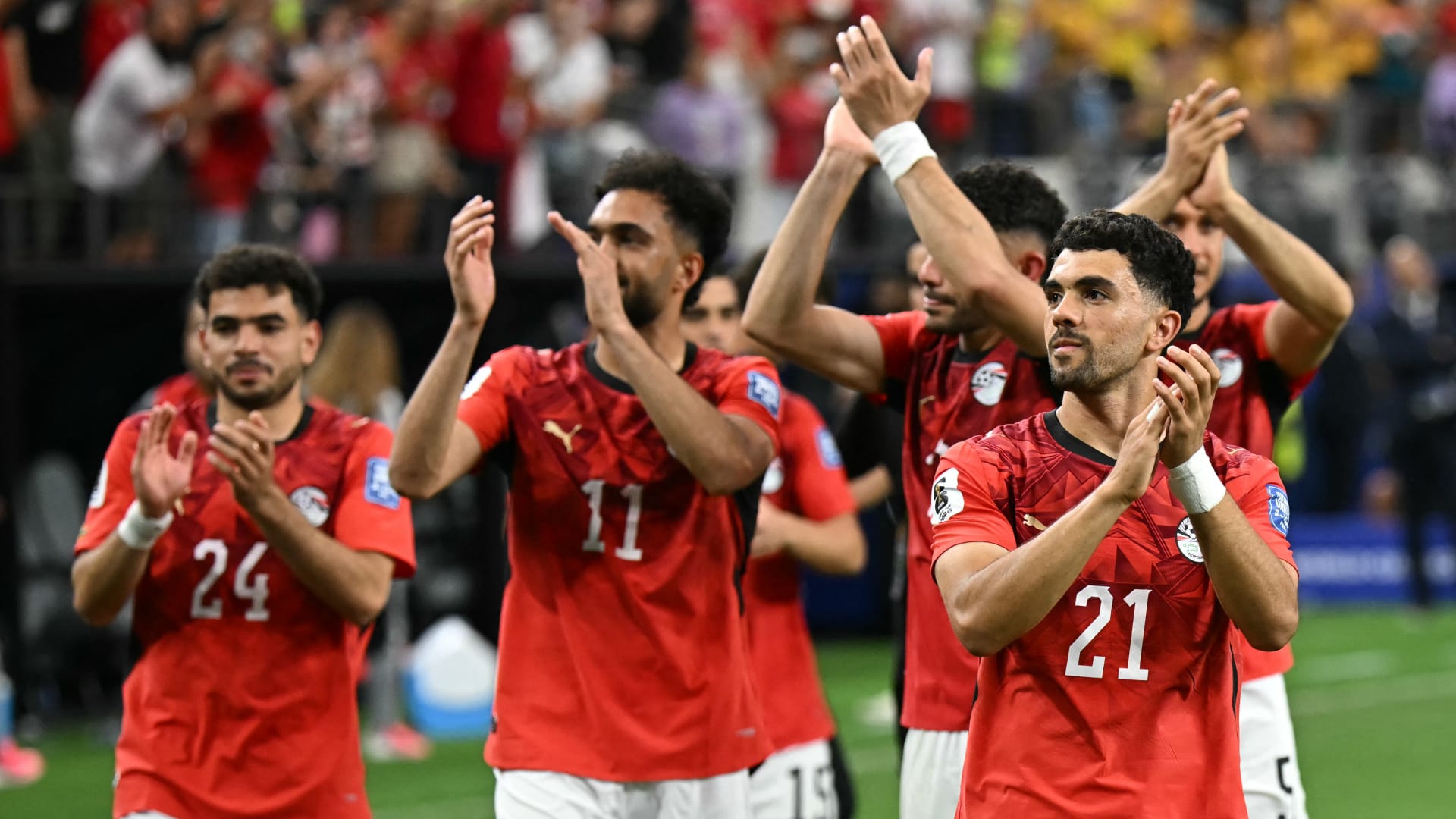 هكذا تفاعل لاعبو مصر مع حديث السيسي عن إنجازهم في كأس العالم 