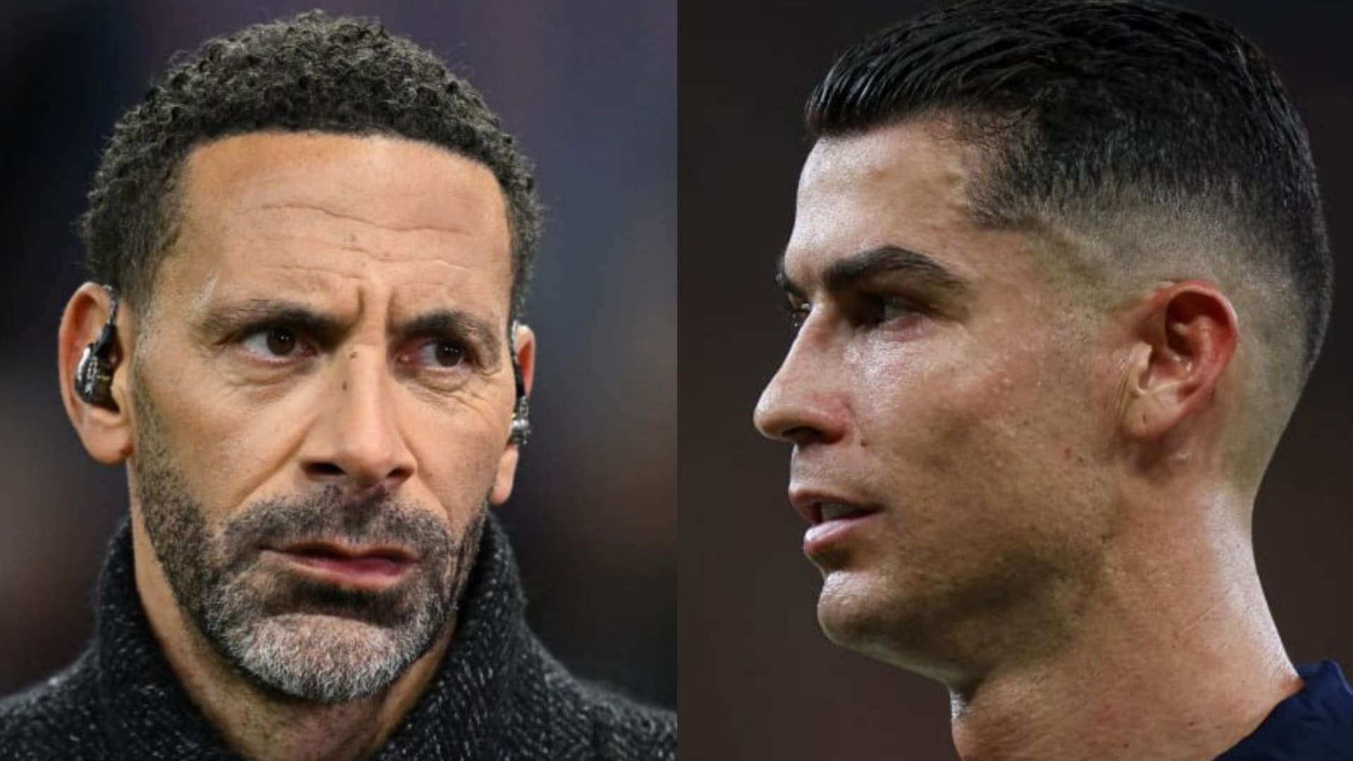 هذا ما فعله رونالدو عند رؤيته لريو فرديناند بعد مباراة النصر والاتحاد
