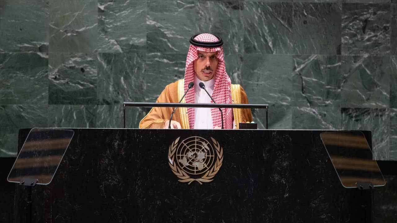 وزير الخارجية السعودي في الأمم المتحدة: هذا ما يتطلبه أمن الشرق الأوسط ويجب التعاون الجماعي مع "أوبك بلاس"