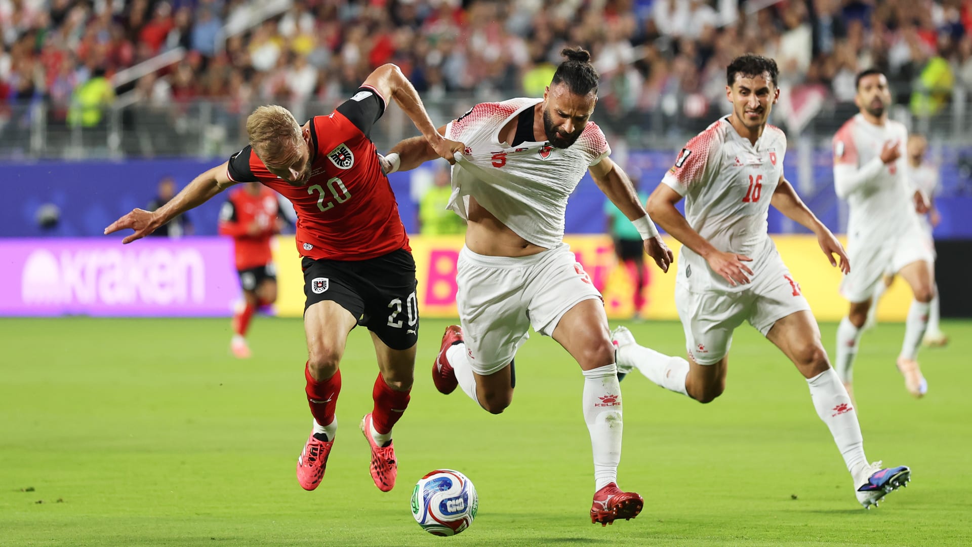 الأردن تخسر من النمسا في افتتاح مشوارها بكأس العالم