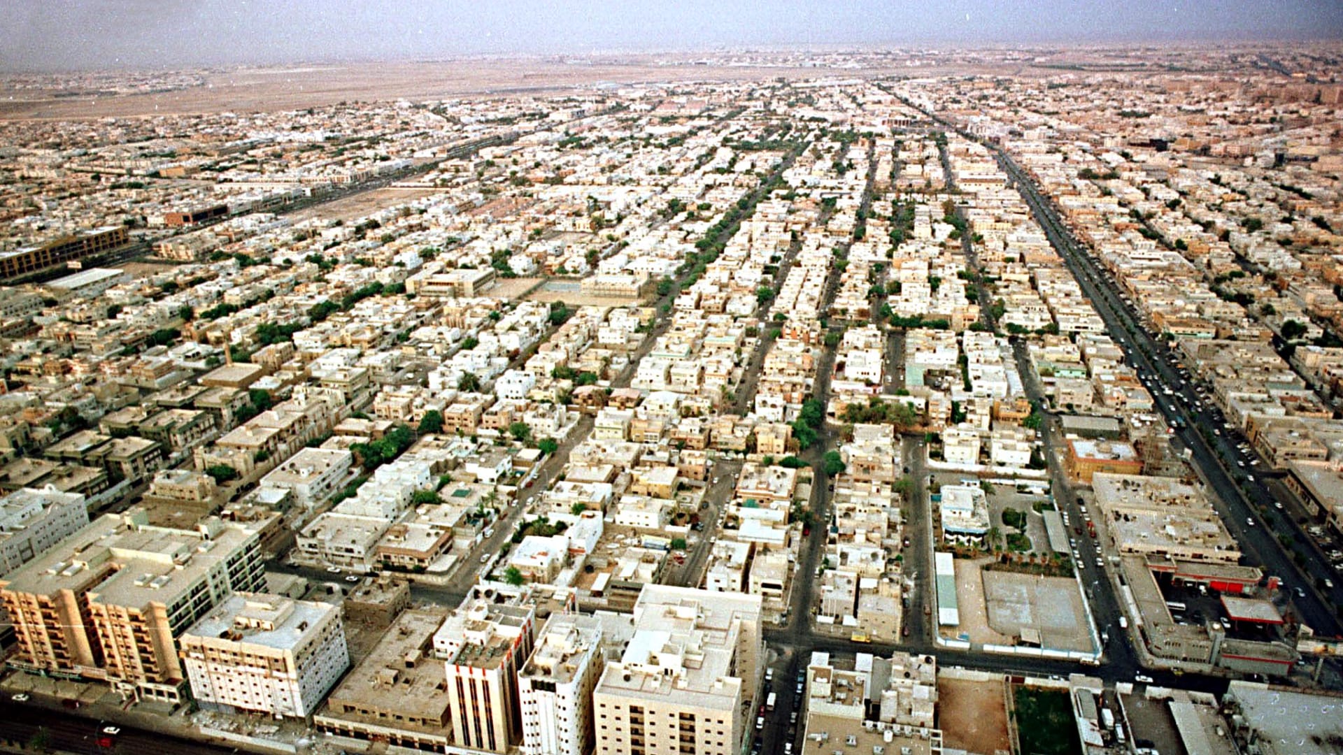 صورة ارشيفية عامة من العاصمة السعودية، الرياض العام 2000