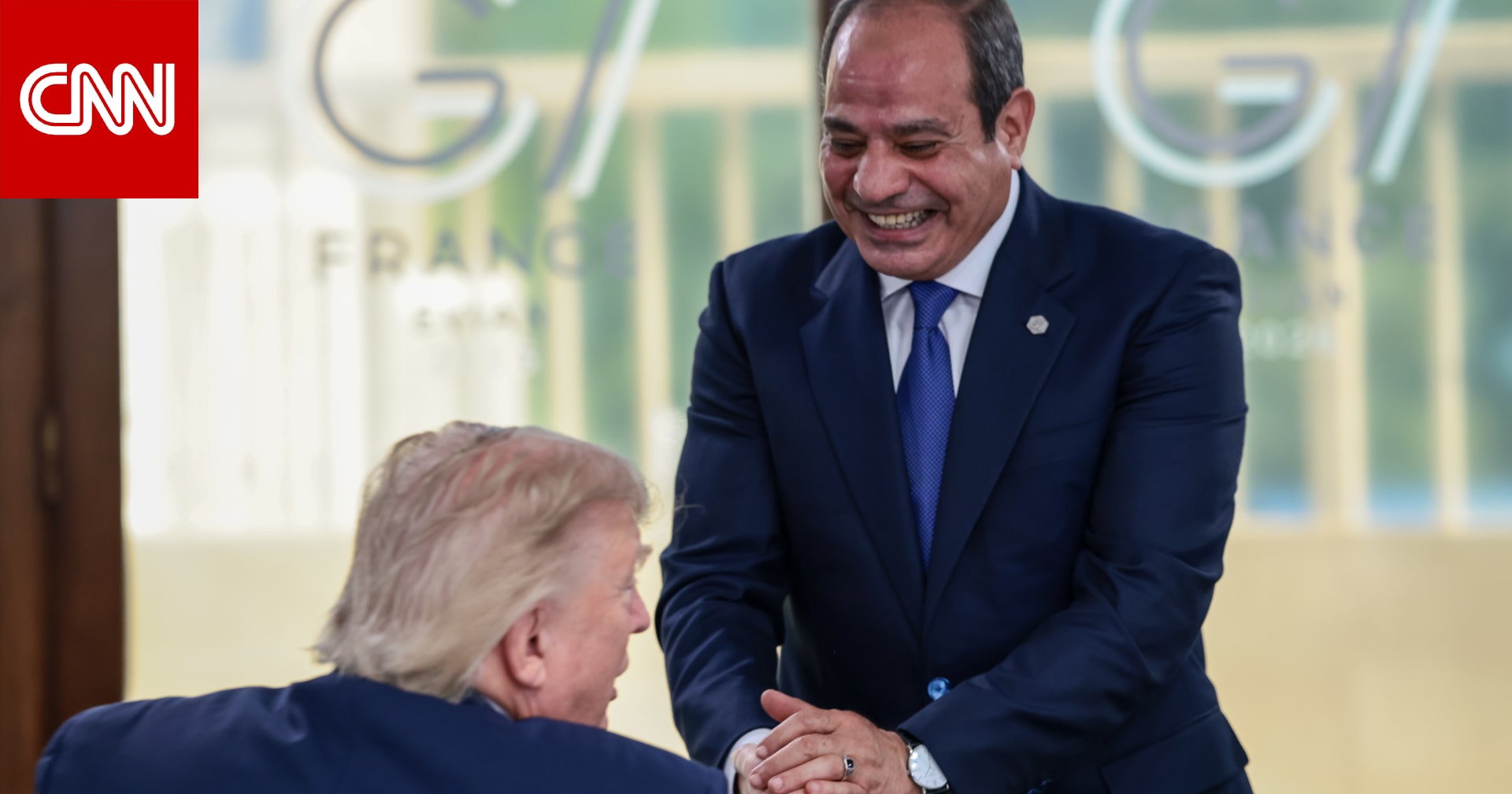 لقطات ترصد السيسي وعناق ترامب ومن التقى بقمة مجموعة السبع