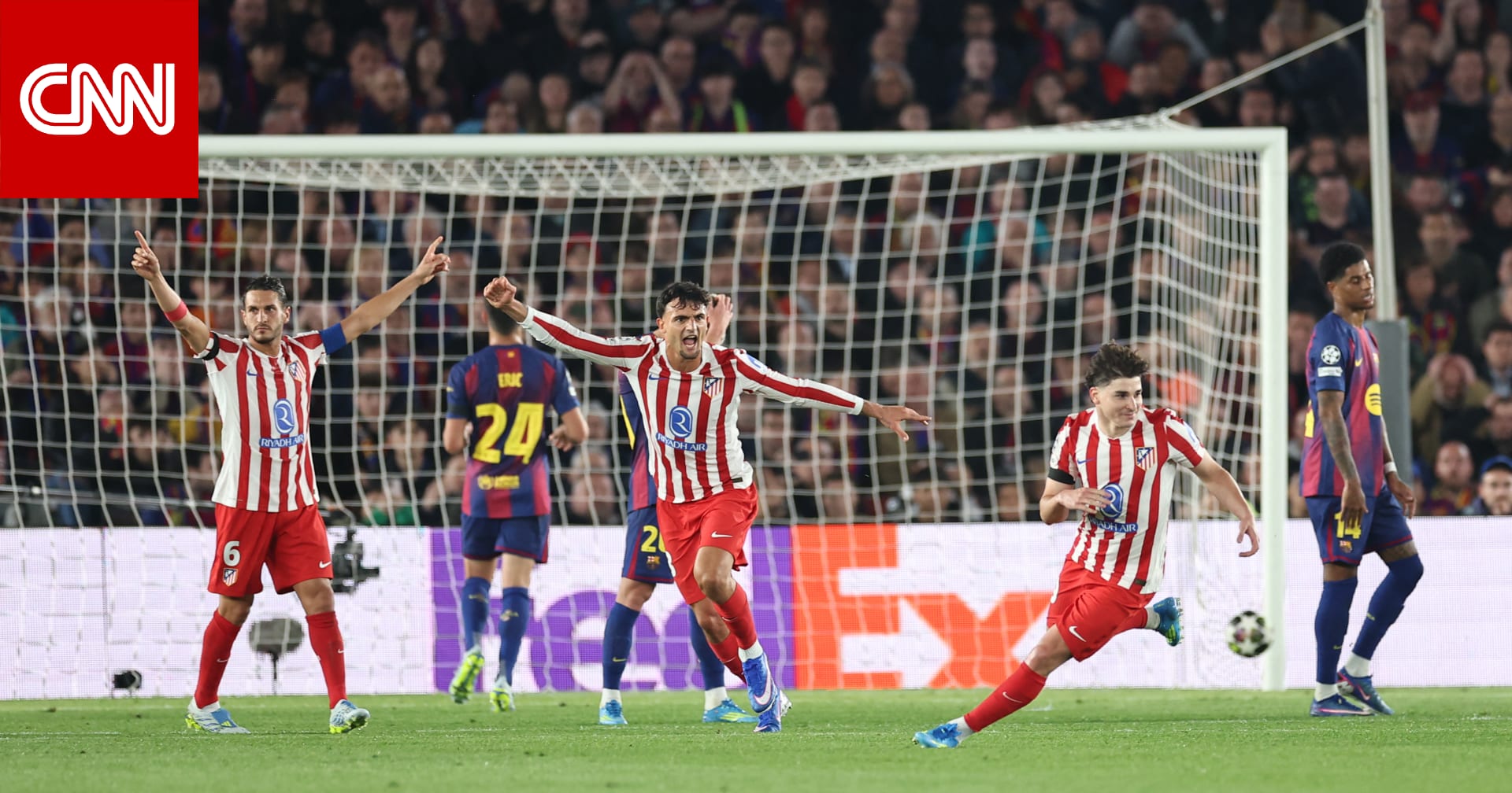 ذهاب ربع نهائي تشامبيونزليغ: أتلتيكو يتغلب على برشلونة.. وباريس يلحق الهزيمة بليفربول