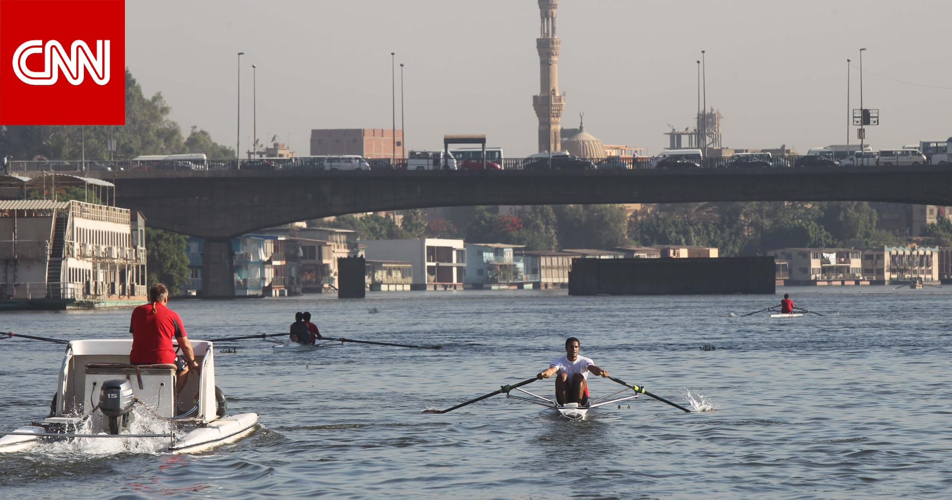 اختفاء لاعب مصري في نهر النيل بعد انقلاب قاربه