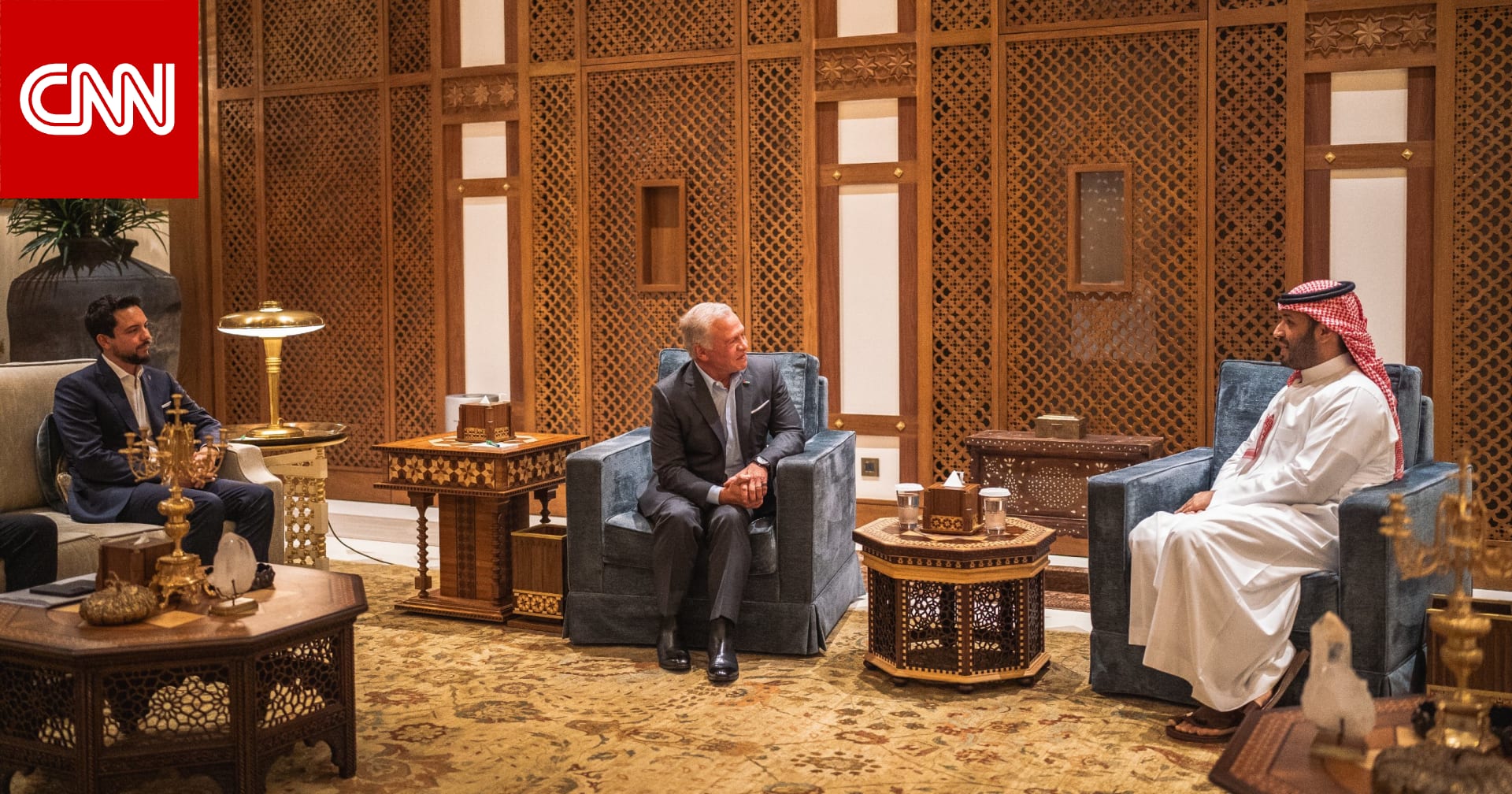 ملك الأردن يجري مباحثات مع محمد بن سلمان خلال زيارته السعودية