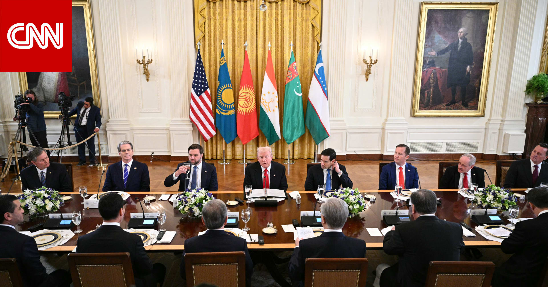 ترامب خلال استضافته لقادة آسيا الوسطى في البيت الأبيض: "بعضهم سينضم لاتفاقيات إبراهيم"