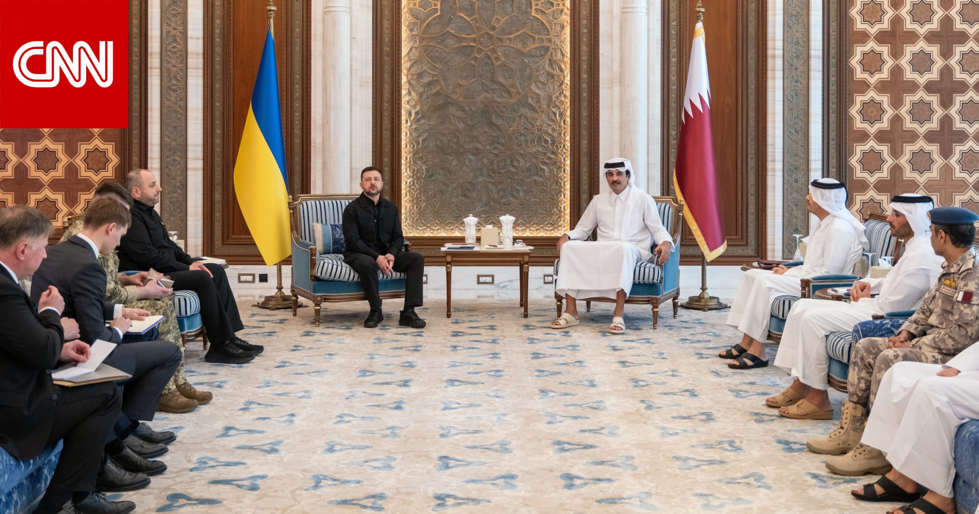 بعد السعودية.. قطر توقع اتفاقية تعاون دفاعي مع أوكرانيا خلال زيارة زيلينسكي