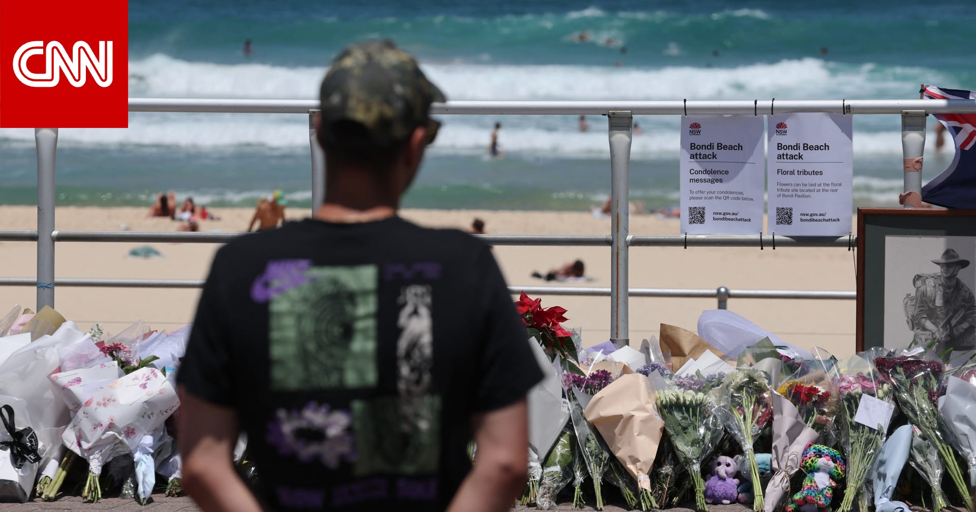 الشرطة الأسترالية توجه 59 تهمة للمشتبه به بهجوم شاطئ بوندي