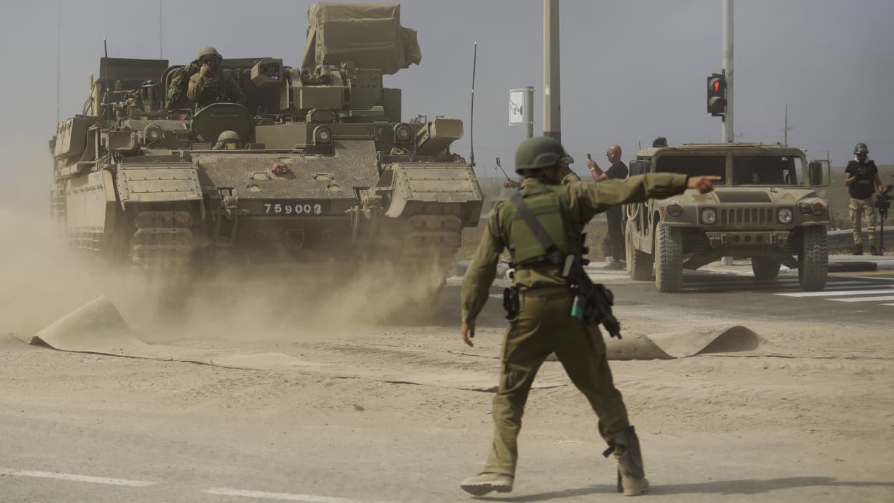 خريطة توضح آخر تحركات القوات الإسرائيلية في عملياتها بغزة