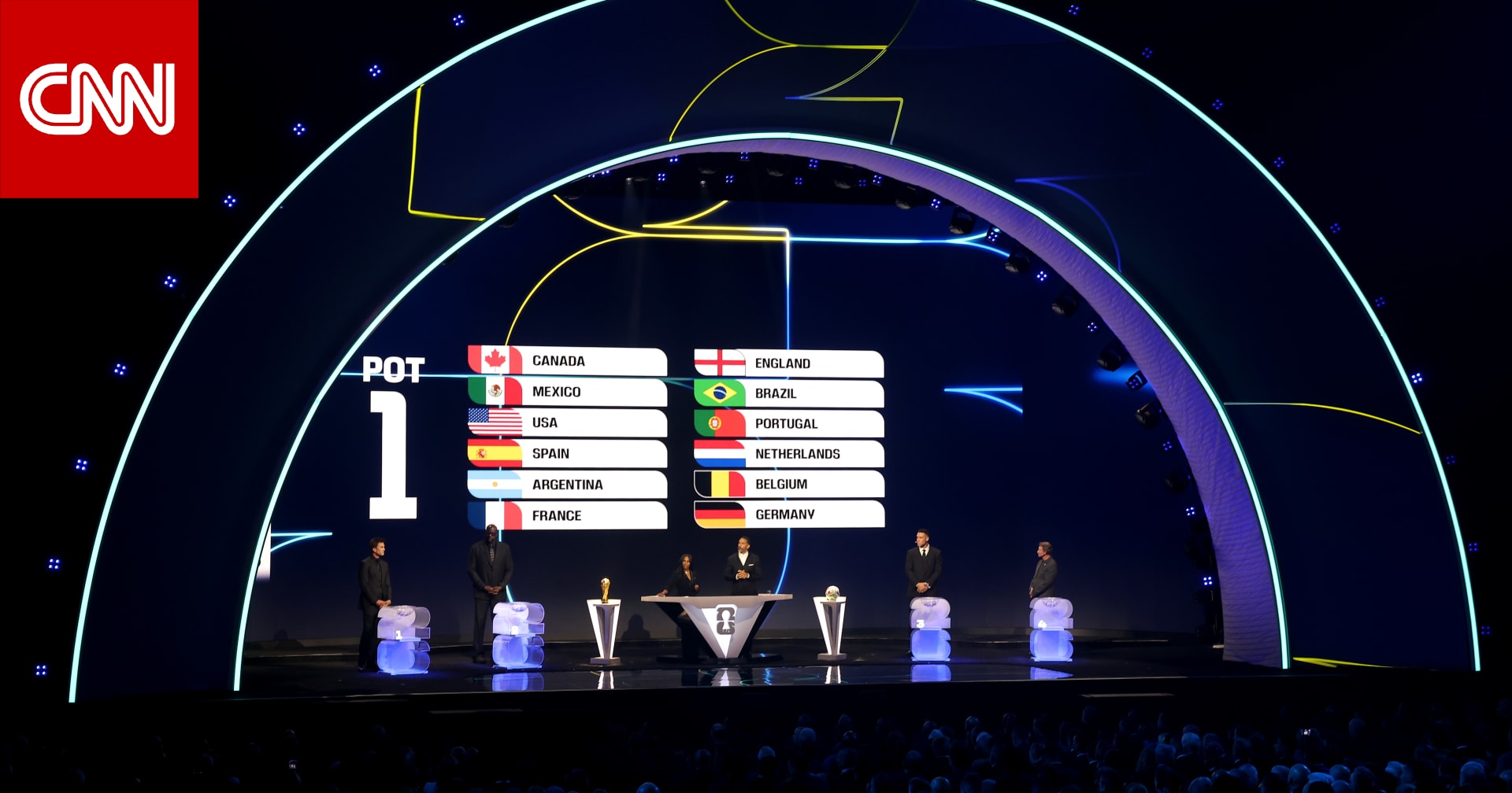 عاجل ... منها السعودية ومصر.. تعرّف على مجموعات المنتخبات العربية في قرعة كأس العالم 2026 