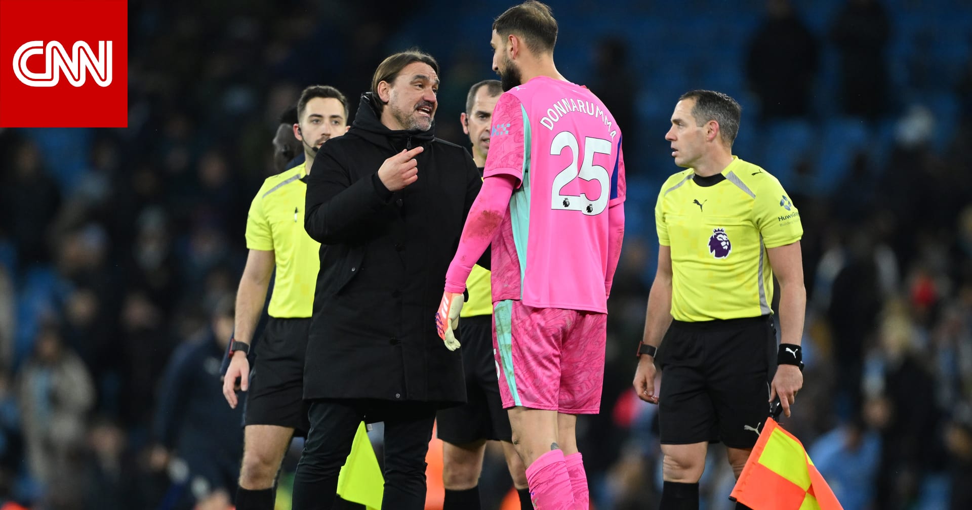 "خرق القواعد".. مدرب في البريميرليغ ينتقد دوناروما بسبب هذا التصرف