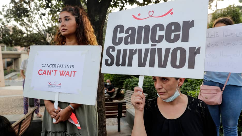 "أريد أن أعيش"..مريضة سرطان في لبنان تكشف لـCNN عن "الوجع" في بلد "لا أدوية" فيه