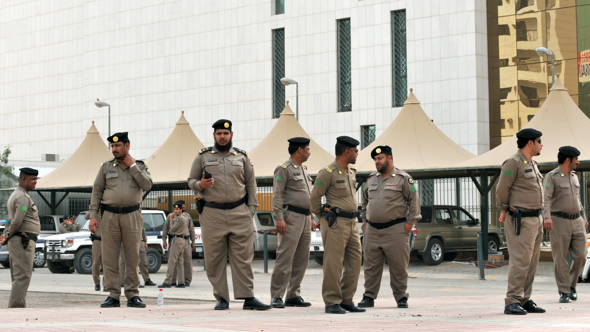 عناصر من الشرطة السعودية بالرياض 