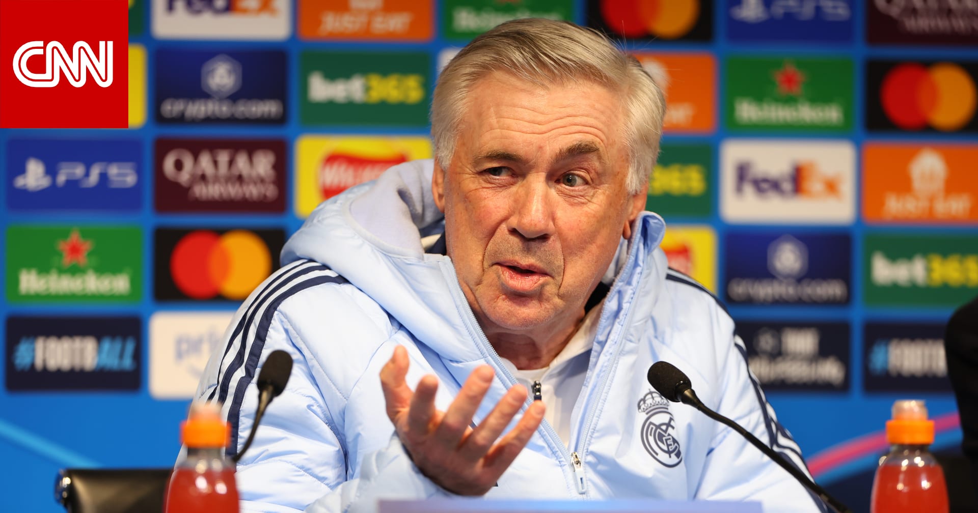 ما هي حظوظ ريال مدريد لتخطي مانشستر سيتي في دوري أبطال أوروبا؟ أنشيلوتي يجيب
