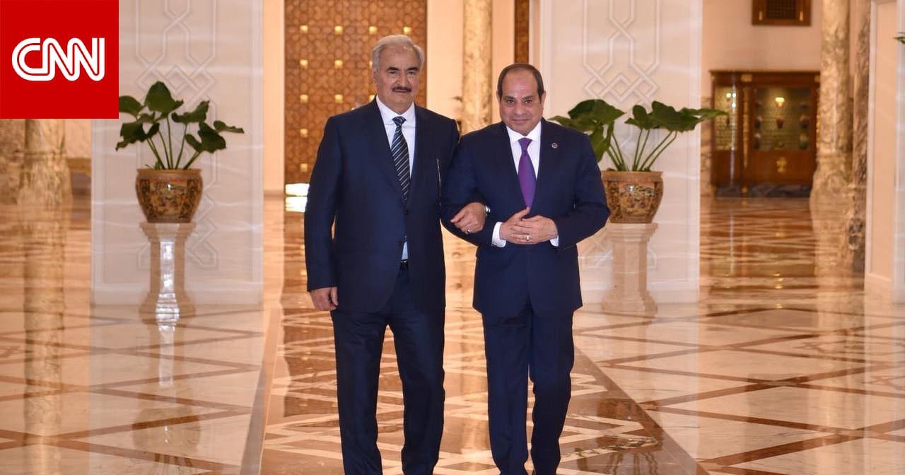 السيسي يستقبل خليفة حفتر ونائبه.. وبيان رئاسي يكشف ما بحثوه