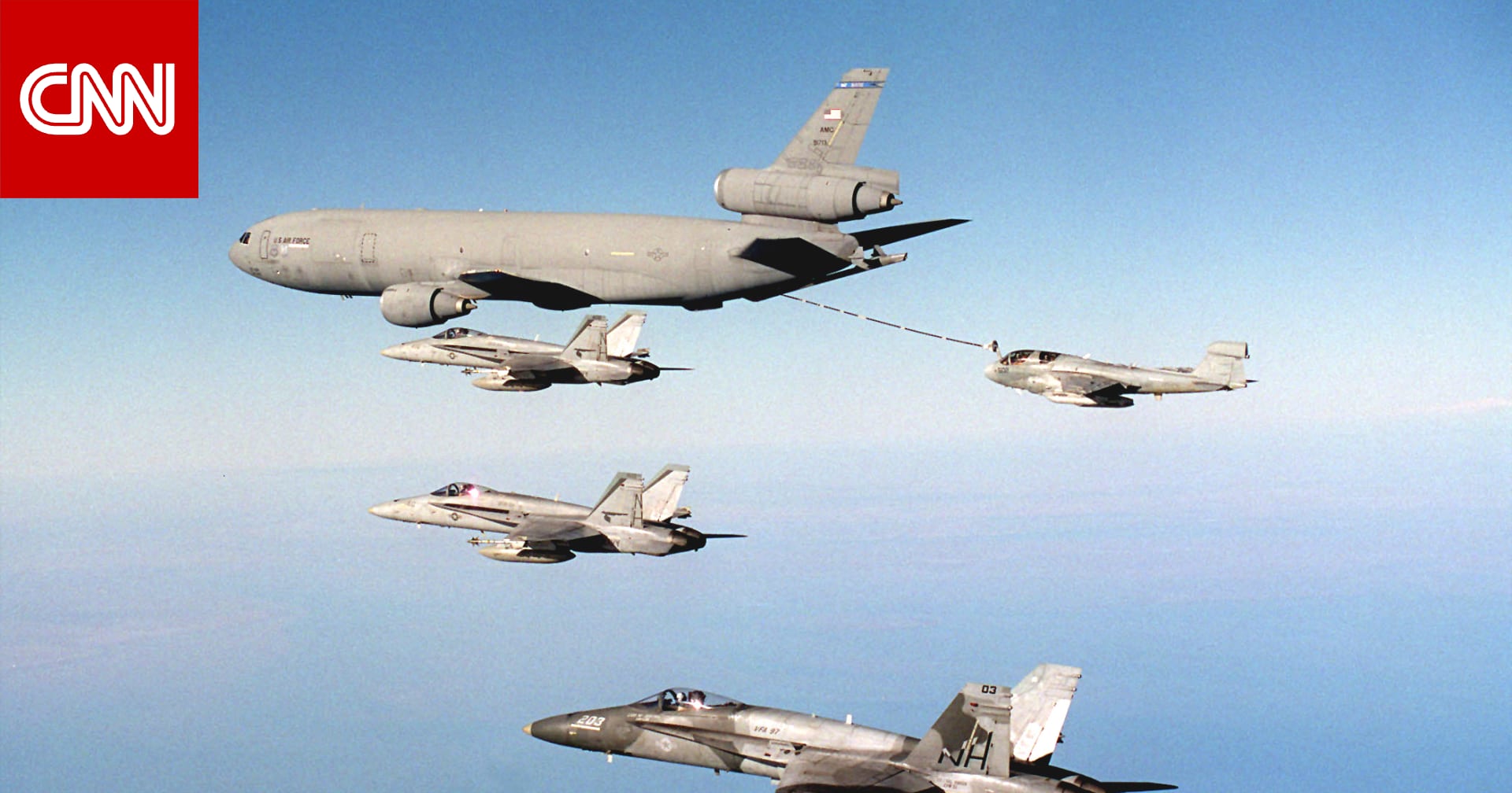 الجيش الأمريكي يُعلن مقتل 4 من أفراد طاقم طائرة تزوّد بالوقود تحطمت في العراق