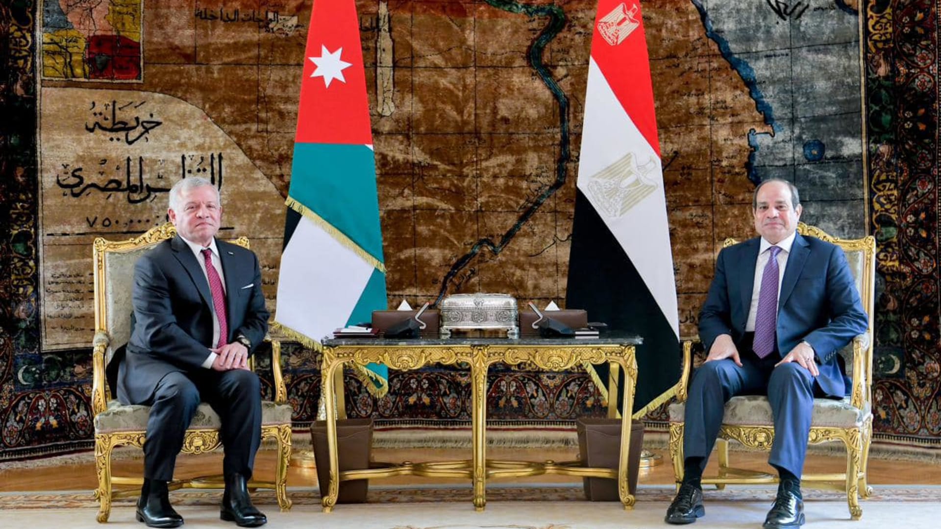 قمة مصرية أردنية تدعو إلى وقف فوري لإطلاق النار ودخول المساعدات إلى غزة 1 قمة مصرية أردنية تدعو إلى وقف فوري لإطلاق النار ودخول المساعدات إلى غزة