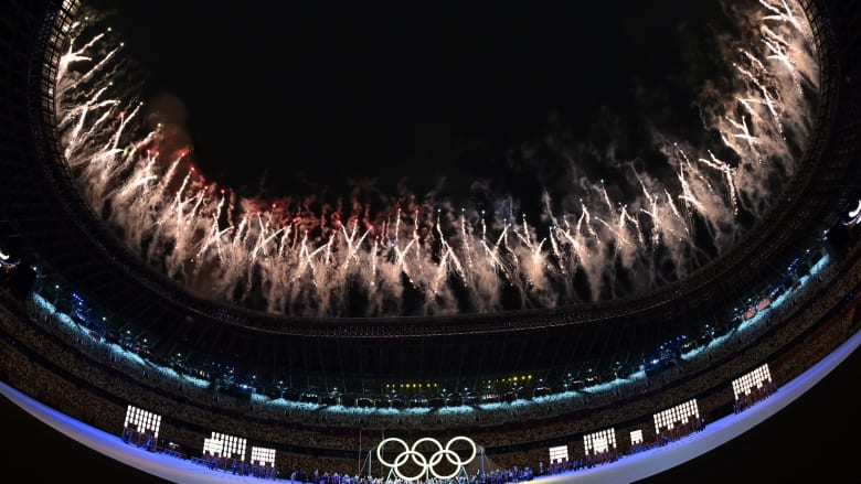 شاهد.. حفل الألعاب النارية في افتتاح أولمبياد طوكيو