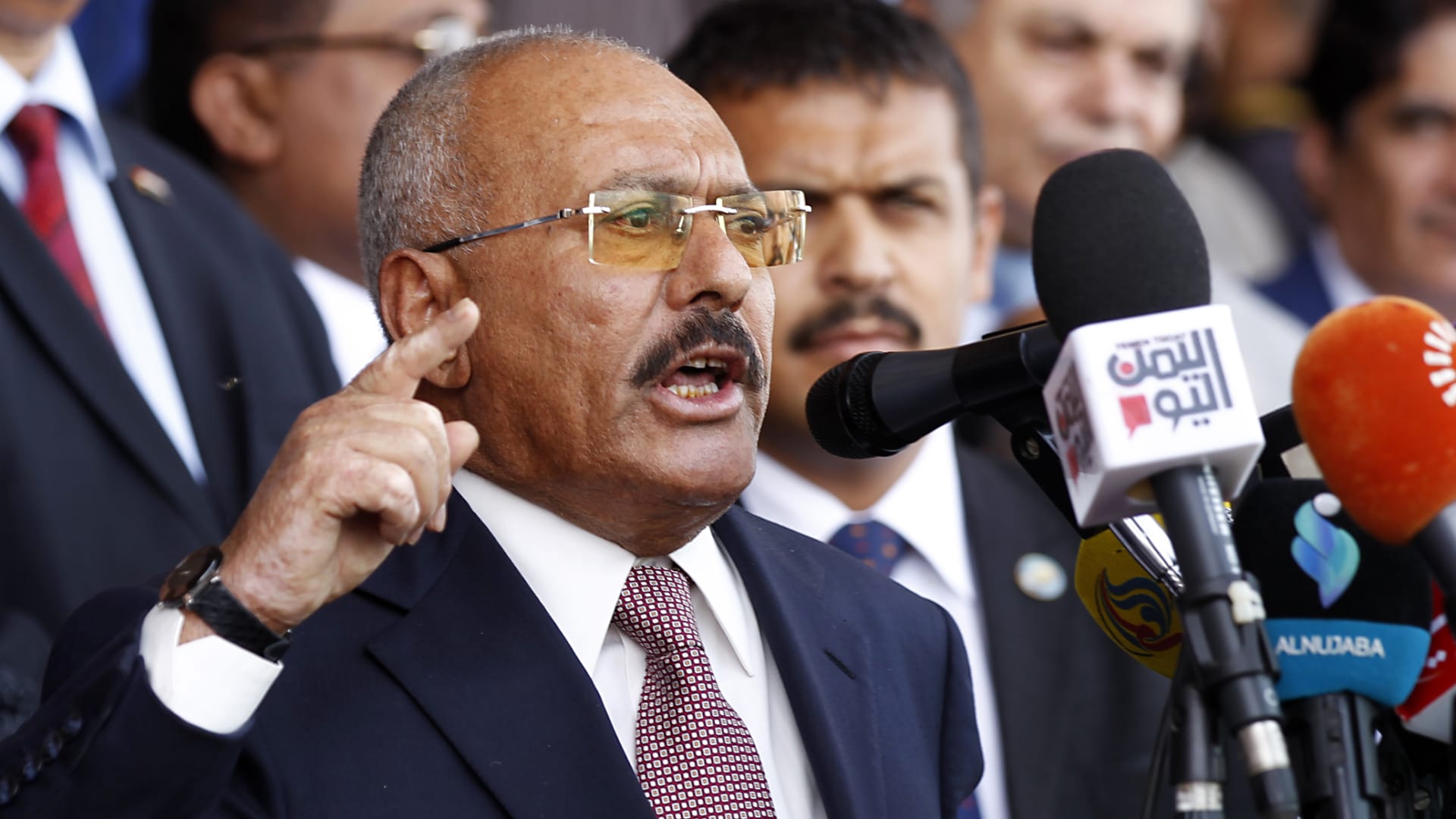 صورة ارشيفية لعلي عبدالله صالح 