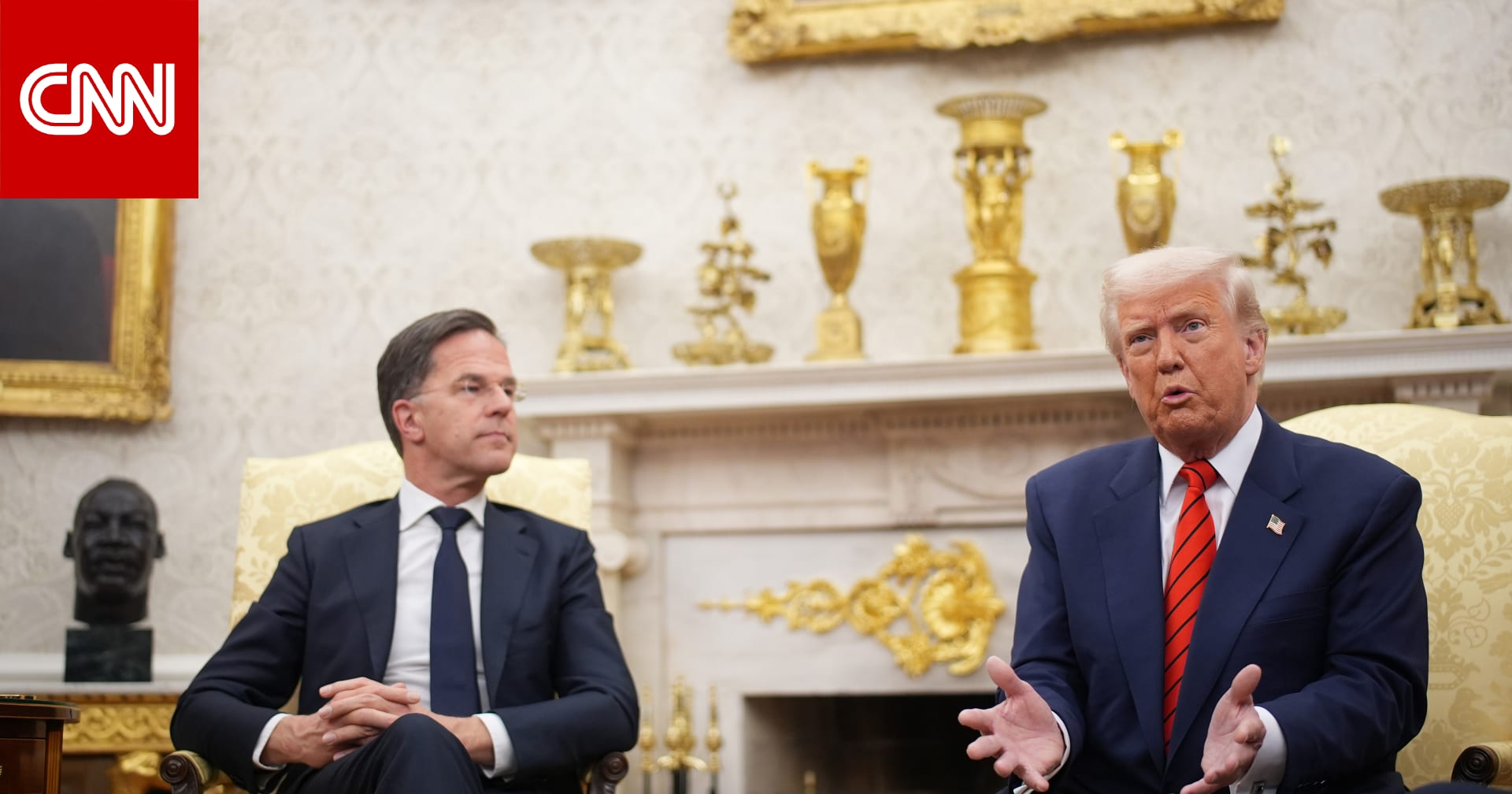 "أتفهم شعوره بخيبة الأمل".. ماذا قال أمين عام "الناتو" لـCNN بعد لقاء ترامب؟