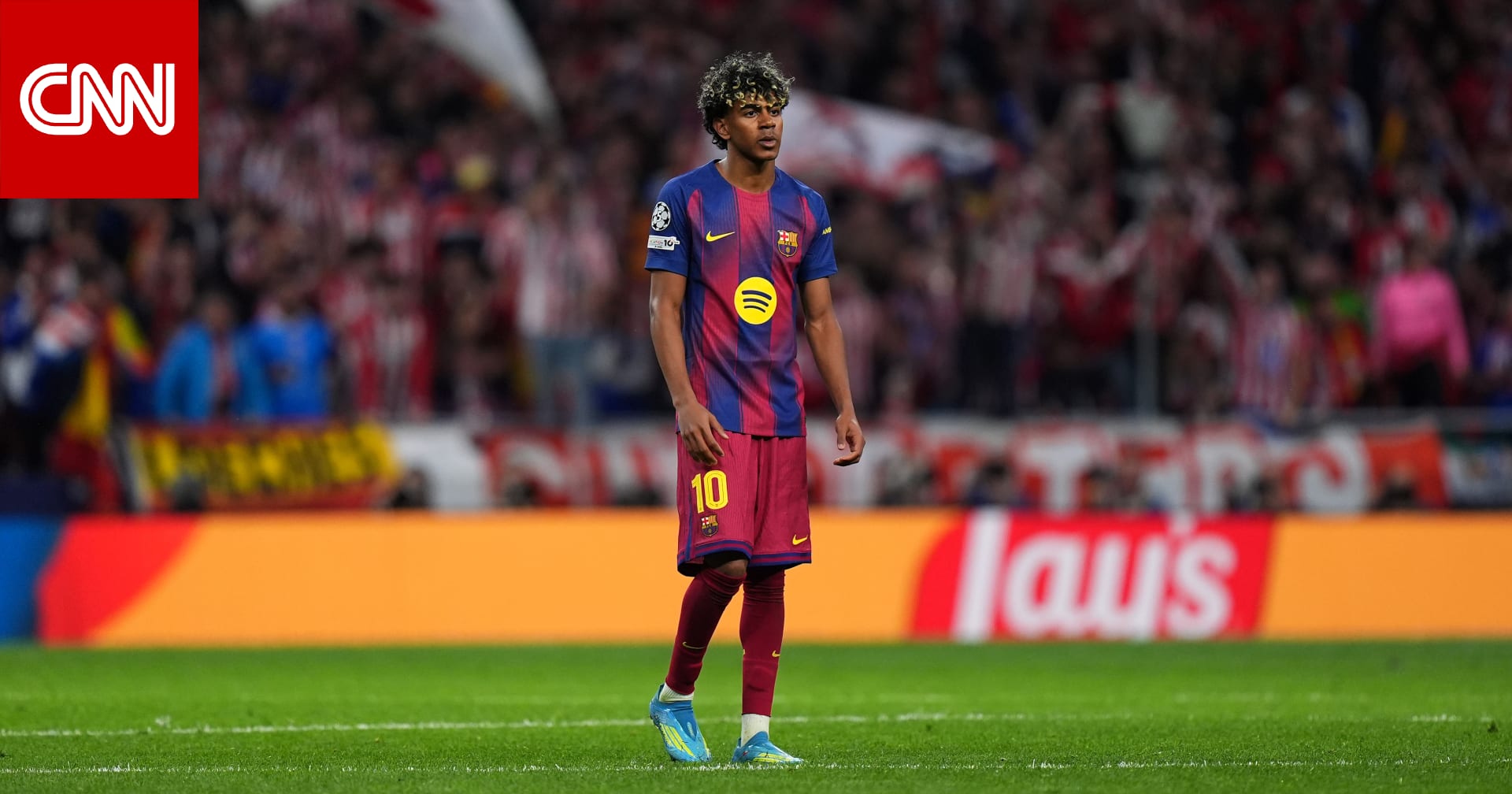 بماذا وعد لامين يامال جماهير برشلونة بعد الإقصاء من دوري أبطال أوروبا؟