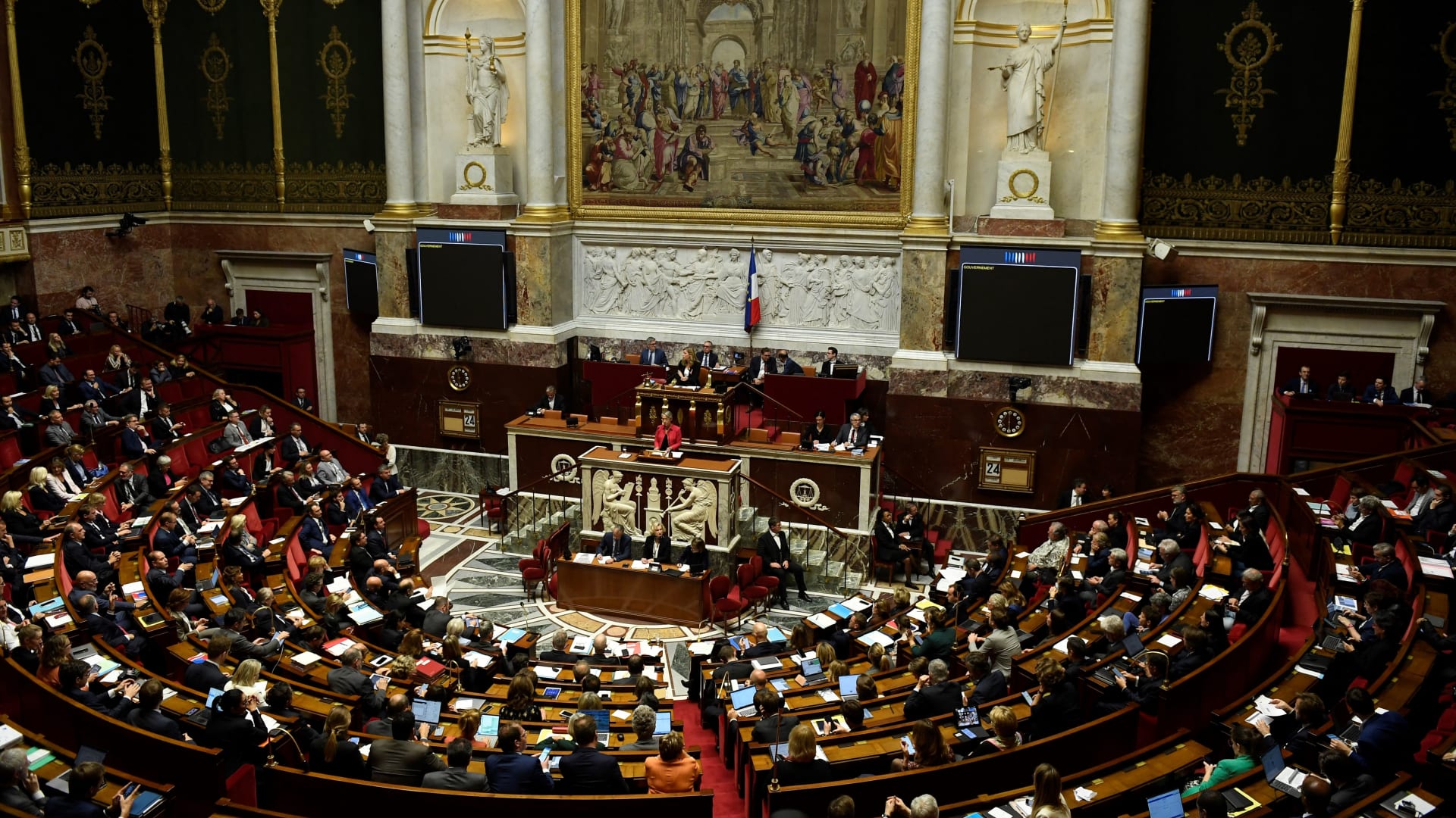 صورة أرشيفية لجلسة للبرلمان الفرنسي
