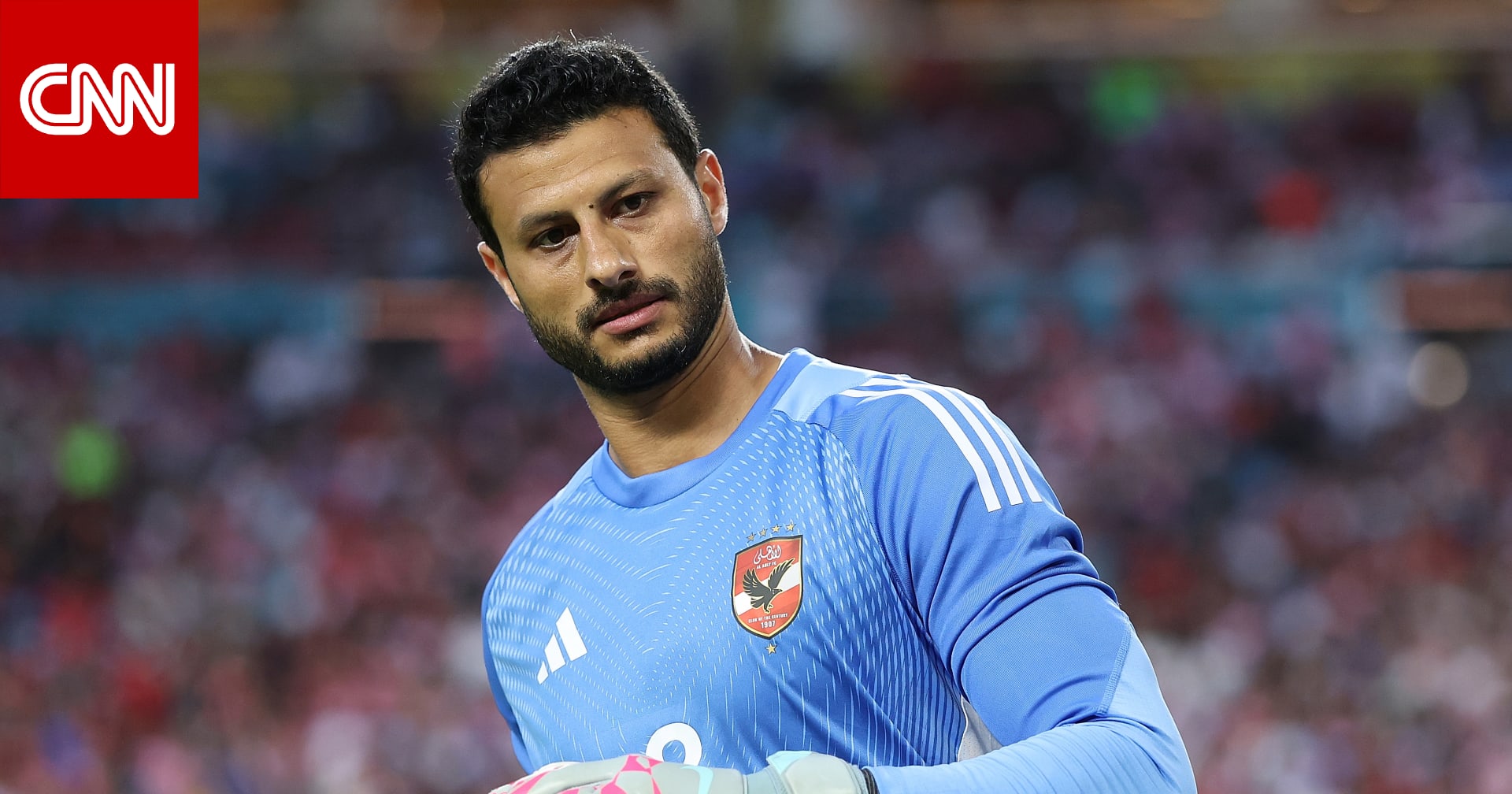 تصرف "صادم" من محمد الشناوي مع الحكم بعد تعادل الأهلي في الدوري المصري