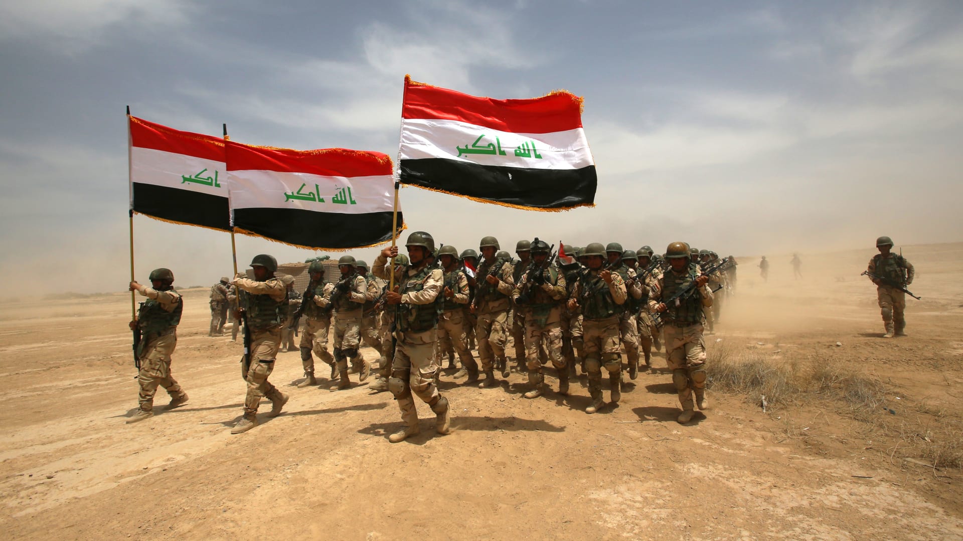 صورة ارشيفية لعناصر بالجيش العراقي 