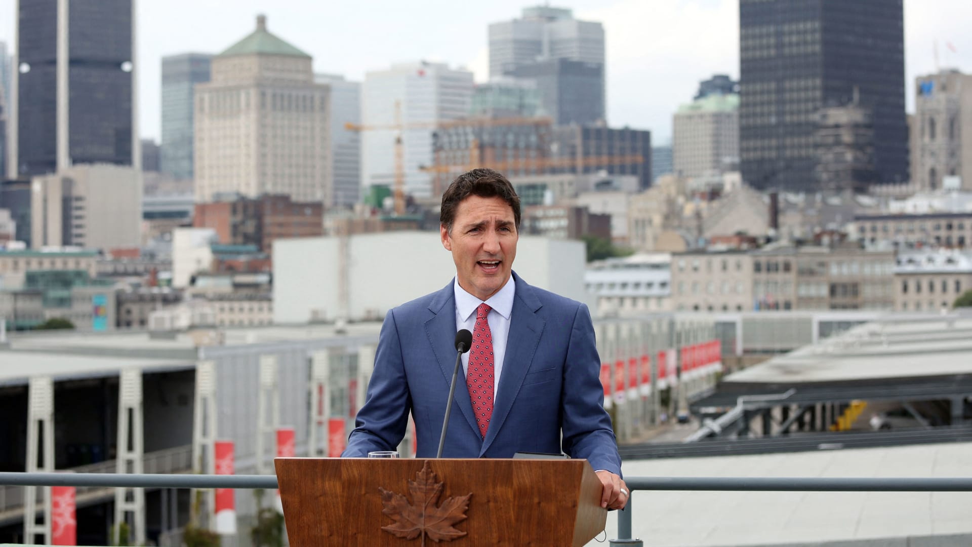 رئيس الوزراء الكندي جاستن ترودو 