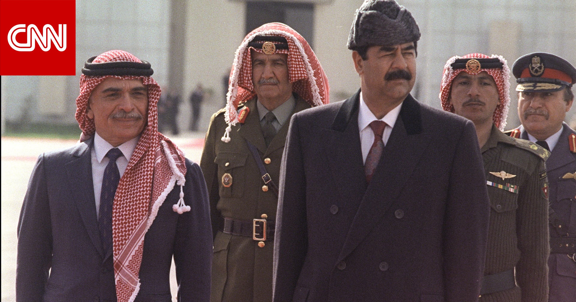 رغد صدام حسين تنشر فيديو لوالدها وملك الأردن الراحل مهنئة بزفاف الحسين ورجوة