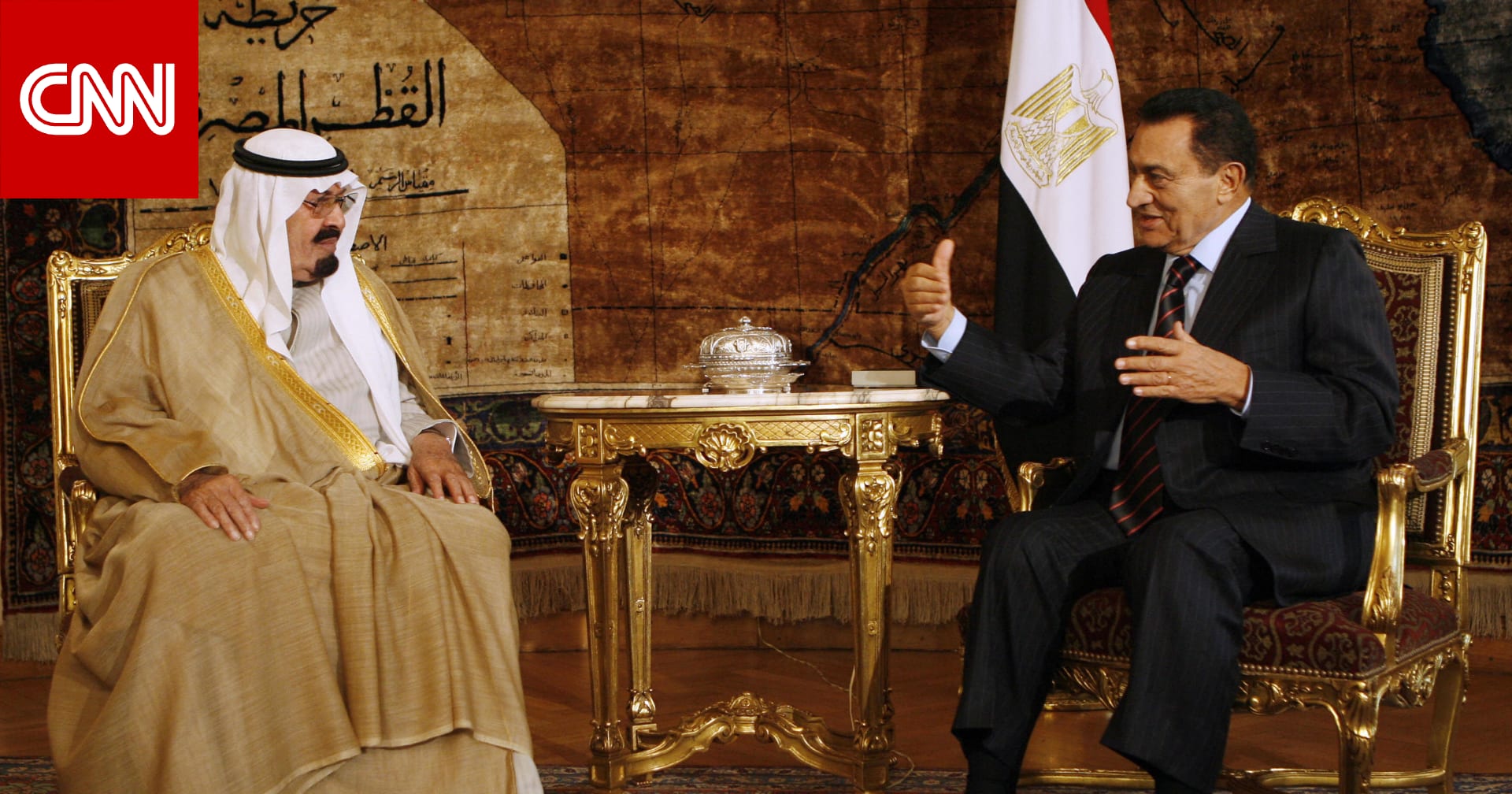 "كان قائدا حكيما".. علاء مبارك ينشر صورة للملك عبدالله بن عبدالعزيز بذكرى وفاته مع والده