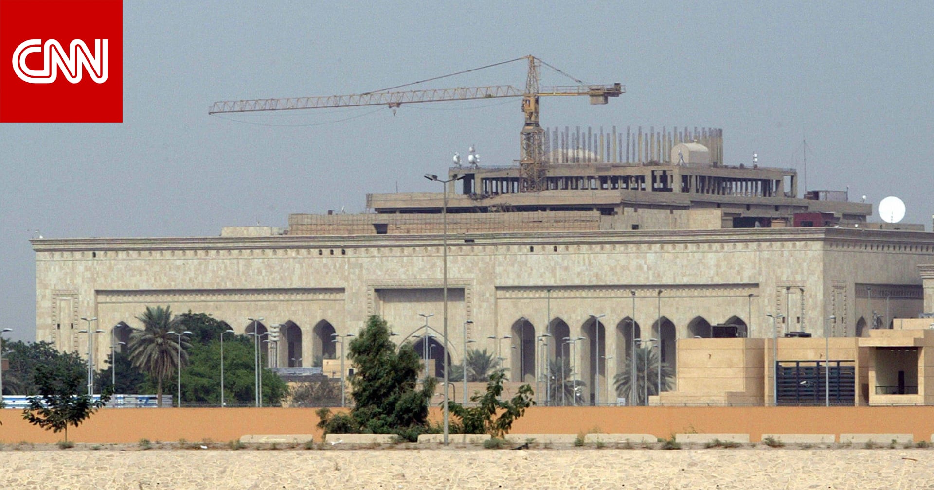 ميليشيا عراقية موالية لإيران تنشر فيديو لمسيّرة تحلق قرب سفارة أمريكا في بغداد