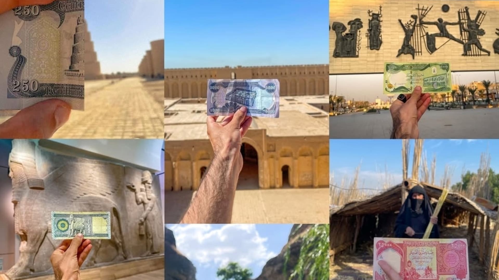 مصور عراقي يستكشف المعالم التاريخية المطبوعة على العملة العراقية