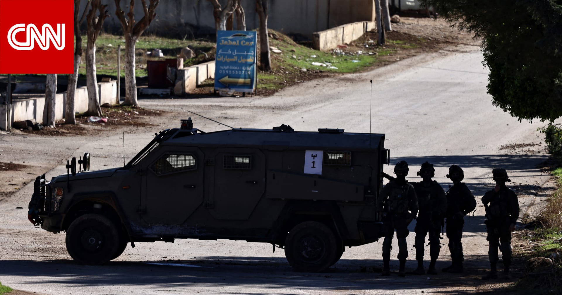 إسرائيل تستخدم طائرة عسكرية في عملية بالضفة الغربية