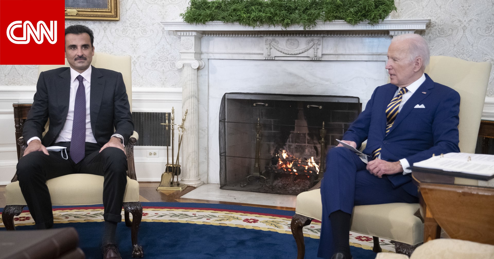 البيت الأبيض يكشف ما ناقشه بايدن وأمير قطر بشأن إطلاق سراح الرهائن
