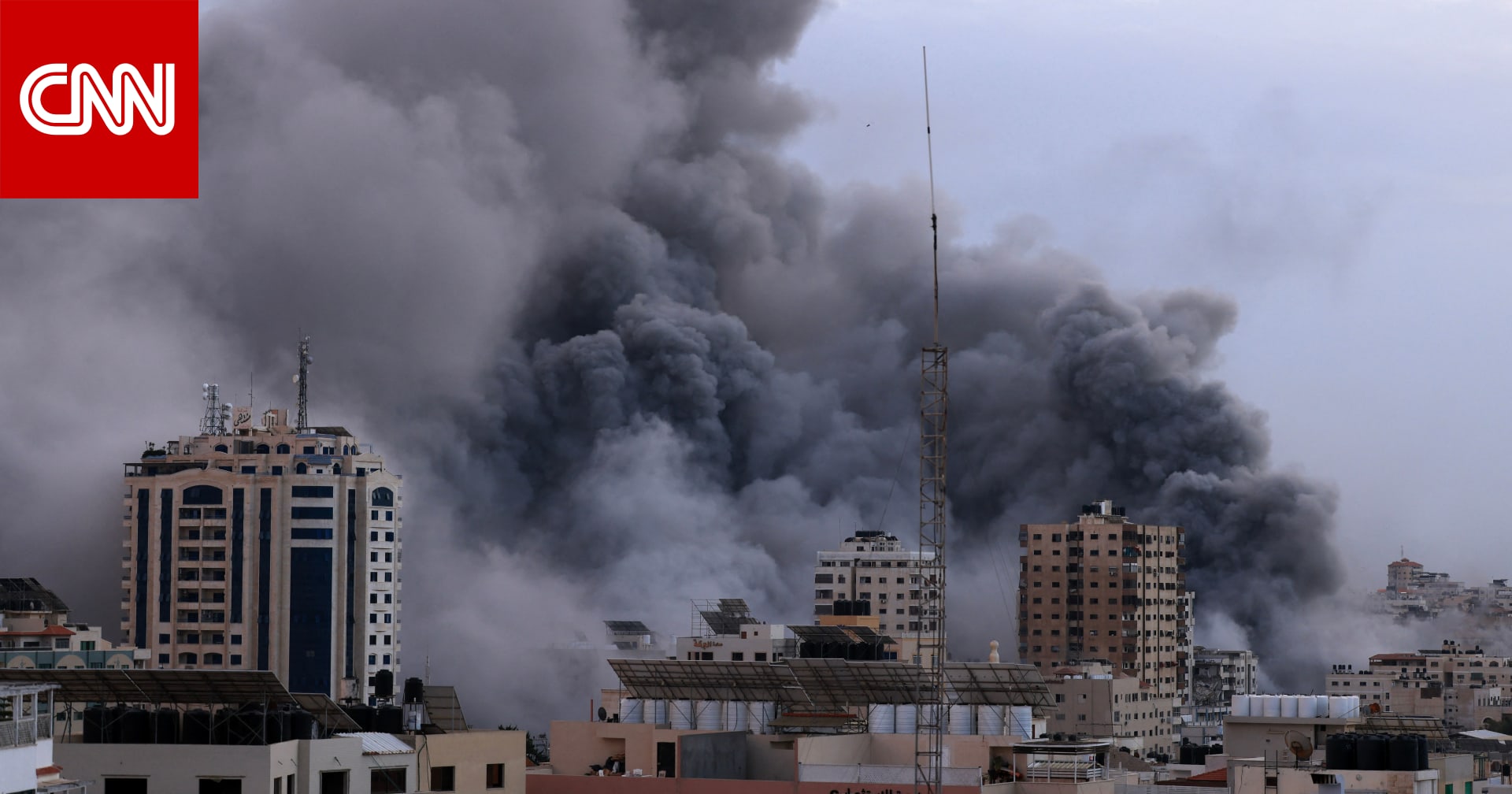 إسرائيل تعلق بعد تداول مقاطع فيديو لانهيار مبان في غزة بعد استهدافها