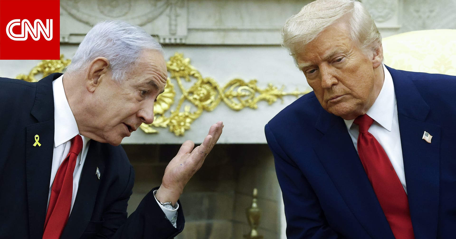 Photo : CNN Arabic Donald Trump soutient Netanyahu et avertit l'Iran