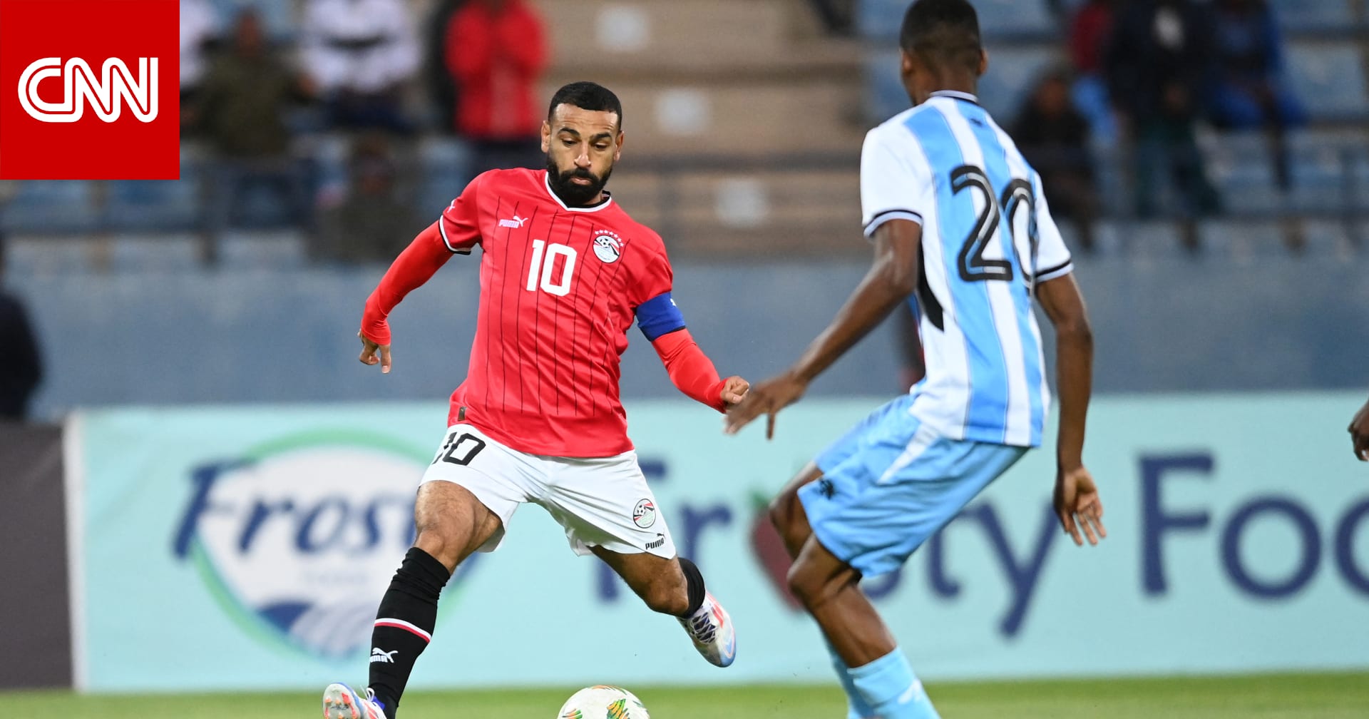 "كاف" يحتفي بوصول محمد صلاح للمباراة رقم 100 مع منتخب مصر
