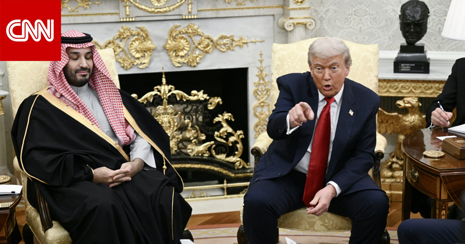 مستشارة ترامب تنشر فيديو سؤال صحفي سعودي بلقاء محمد بن سلمان وكيف رد الرئيس