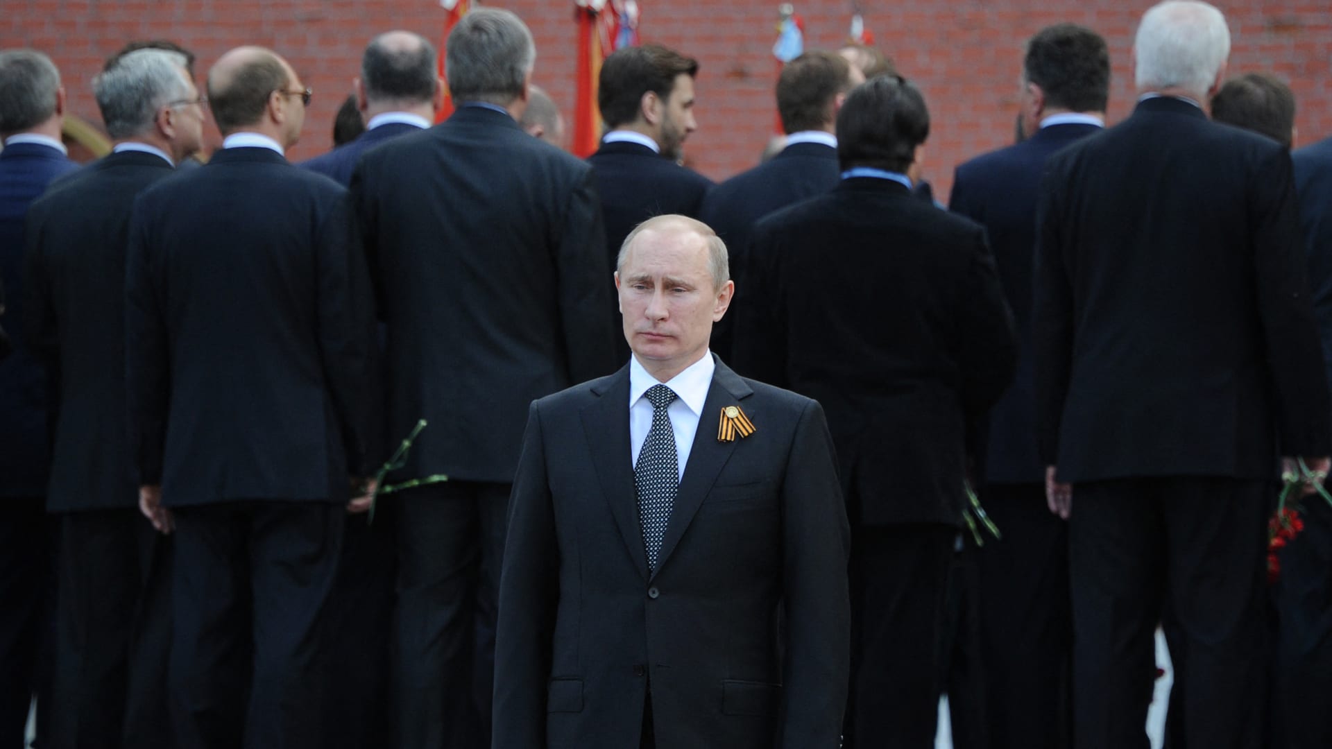 صورة ارشيفية للرئيس الروسي بوتين خلال احتفال العام 2018